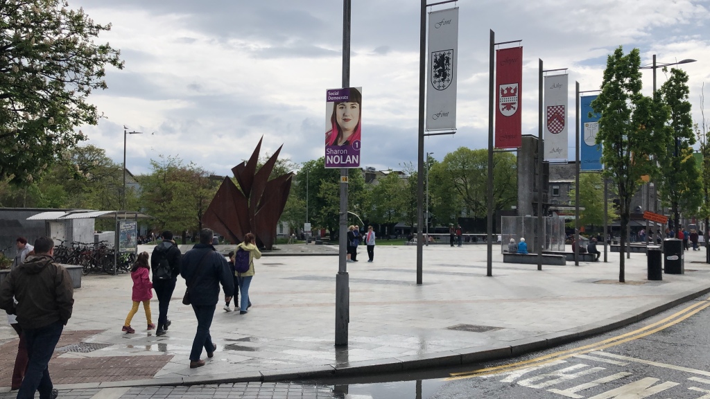 On-Street Poster Campaign Started in Galway Despite a Call for the Poster-free Elections 2019